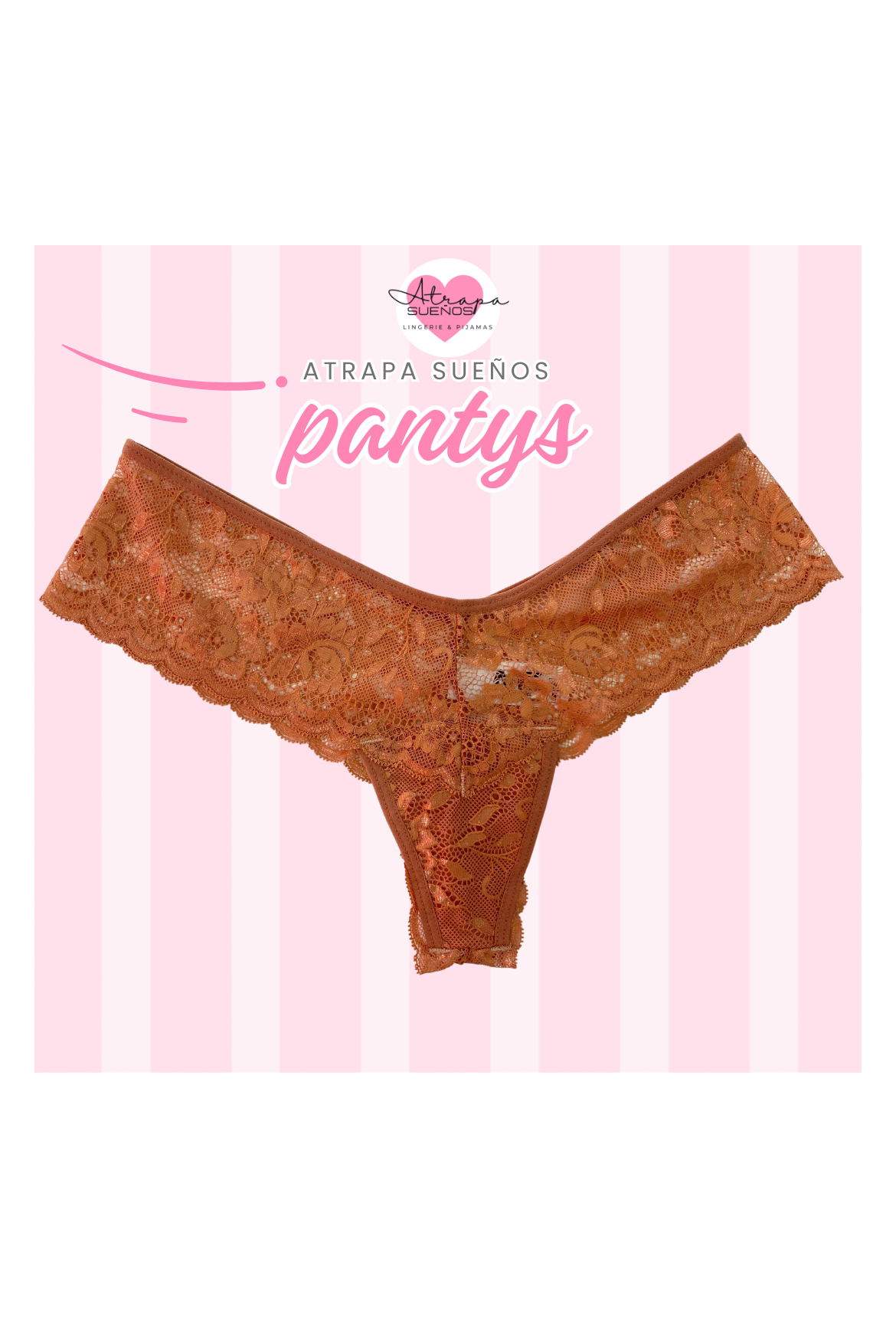 Panty de encaje Talla M